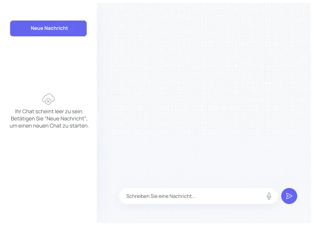 Chat bot UI window